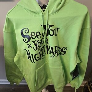 See You In Your Nightmares Neon Green Hoodie